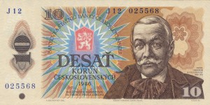 Czechosłowacja 10 Korun 1986 P-94 UNC  