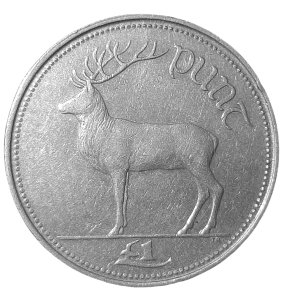 Irlandia 1 Funt KM 27 1990 UNC