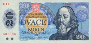 Czechosłowacja 20 Korun 1988 P-95 UNC  