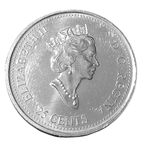 Kanada 25 Centów KM 343 1999 UNC