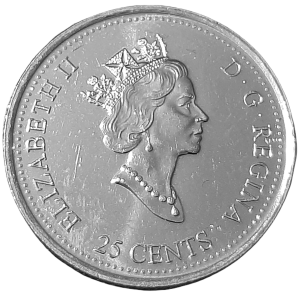 Canada 25 Cents KM 347 1999 UNC