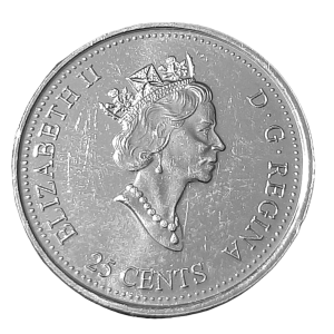 Kanada 25 Centów KM 351 1999 UNC