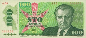 Czechosłowacja 100 Korun 1989 P-97 UNC  