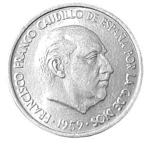 Hiszpania 10 Centimos KM 790 1959 UNC