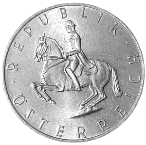 Austria 5 Szylingów KM 2889a 1975 UNC