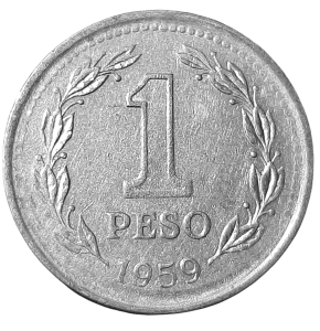Argentyna 1 Peso KM 57 1959 UNC