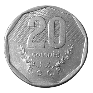 Kostaryka 20 Colones KM 216.2 1985 UNC