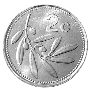 Malta 2 Centy KM 94 1991 UNC