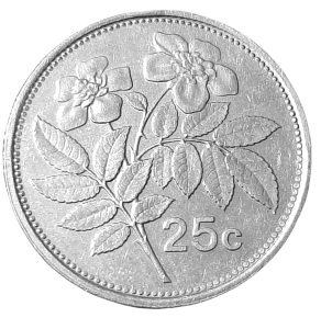 Malta 25 Centów KM 97 1993 UNC