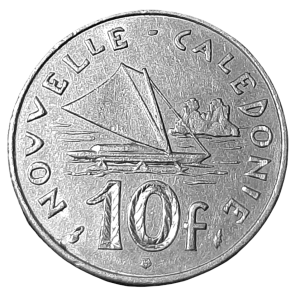 Nowa Kaledonia 10 Franków KM 11 1983 UNC