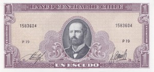 Chile 1 Escudos 1964  P-136 UNC