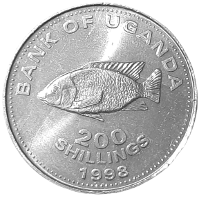 Uganda 200 Szylingów KM 68 1998 UNC