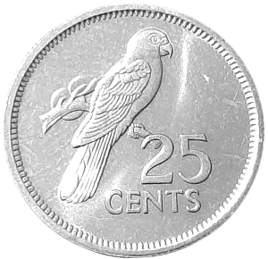 Seszele 25 Centów KM 49.1 1982 UNC