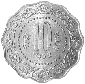 Indie 10 Pajs KM 27.1 1972 UNC