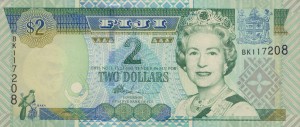 Fidżi 2 Dollars P-104  2002 UNC