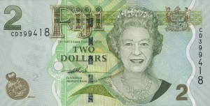 Fidżi 2 Dollars P-109  UNC