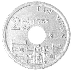Hiszpania 25 Peset KM 920 1993 UNC