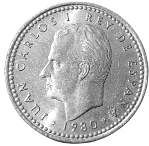 Hiszpania 1 Peseta KM 816 1980 UNC