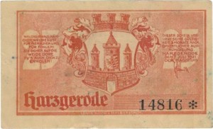 Harzgerode 25 Pf 07.07.1921 G-582.1  XF