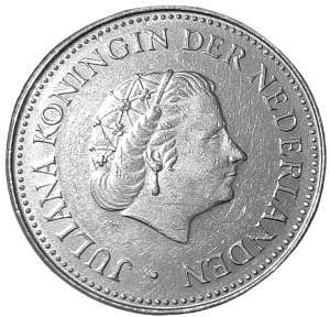 Antyle Holenderskie 1 Gulden KM 12 1981 UNC-