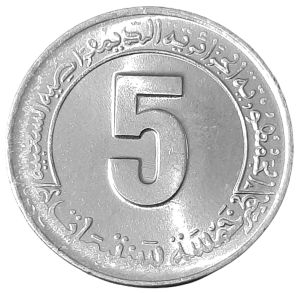 Algieria 5 Centymów KM 116 1985 UNC