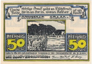 Graal 50 Pf 31.05.1922 G-459.1 UNC