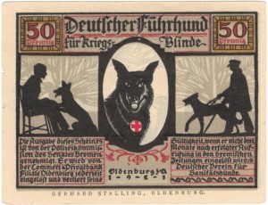 Oldenburg i.O.  50 Pf  1921 G-1016 AU/UNC