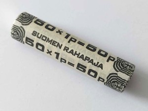 Finlandia, Rolka mennicza 1 pennia