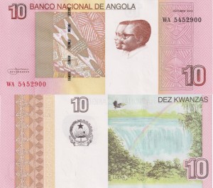 Angola 10 Kwanzas P-151B 2012 UNC
