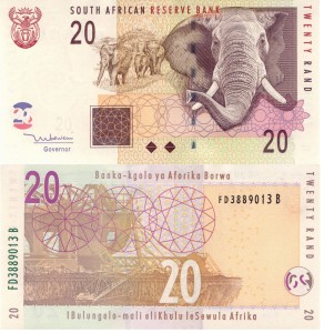 Republika Południowej Afryki  20 Rand P-129a 2005 UNC