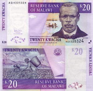Malawi 20 Kwacha P-52b 2006 UNC