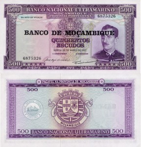 Mozambik 500 Escudos P-118 1976 UNC 