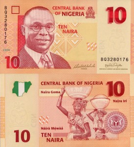 Nigeria 10 Naira P-33 2006 UNC