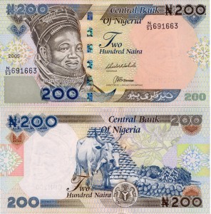 Nigeria 200 Naira P-29 2005 aUNC