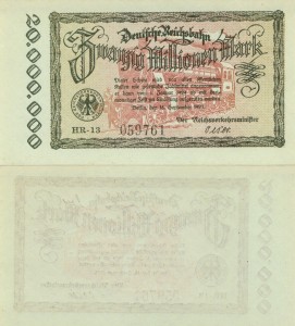 Niemcy 20 000 000 Marek P-S1015  1923 Stan I UNC