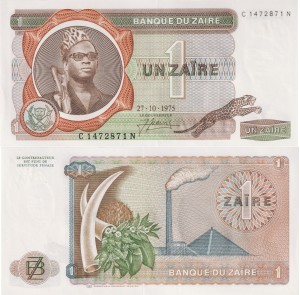 Zair 1 Zaire P-18a 1975 Stan I UNC