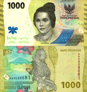 Indonezja  1000 Rupii  P-162  2022 stan I UNC