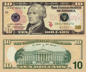 Stany Zjednoczone 10 Dollars P-520 2004 UNC