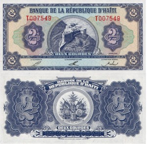 Haiti 2 Gourdes P-260 1992 UNC