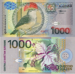 Surinam 1000 Gulden P-151 2000 UNC