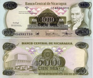Nikaragua 100000 Cordobas P-149 1987 UNC