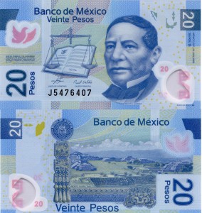 Meksyk 20 Pesos P-122b 2006 UNC