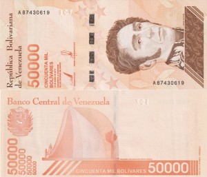 Wenezuela 50000 Bolivares P-111 2019 UNC