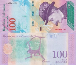 Wenezuela 100 Bolivares P-106 2018 UNC