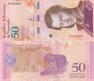 Wenezuela 50 Bolivares P-105 2018 UNC