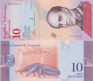 Wenezuela 10 Bolivares P-103 2018 UNC