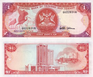 Trynidad i Tobago 1 Dollar P-36 1985 aUNC