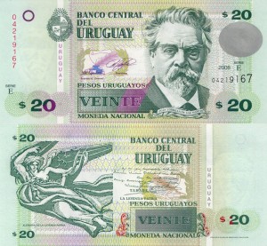Urugwaj 20 Pesos  P-83 2003 UNC 