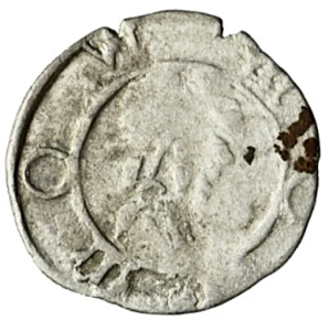 Śląsk, Zygmunt Luksemburski 1419–1437, Halerz bez daty, Wrocław, litera O