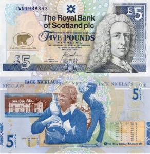 Szkocja 5 Pounds P-365 2005 UNC